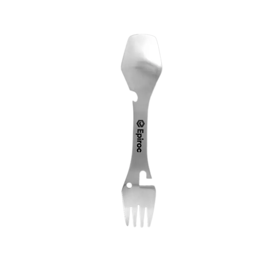 spork with engraved epiroc logo