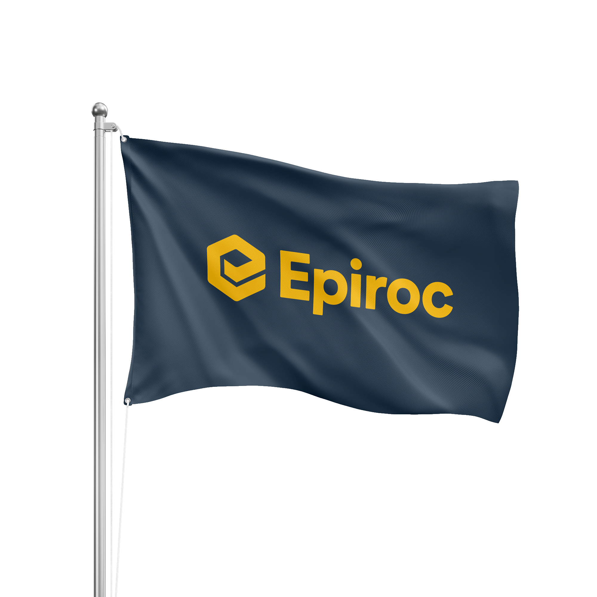 grey epiroc flag