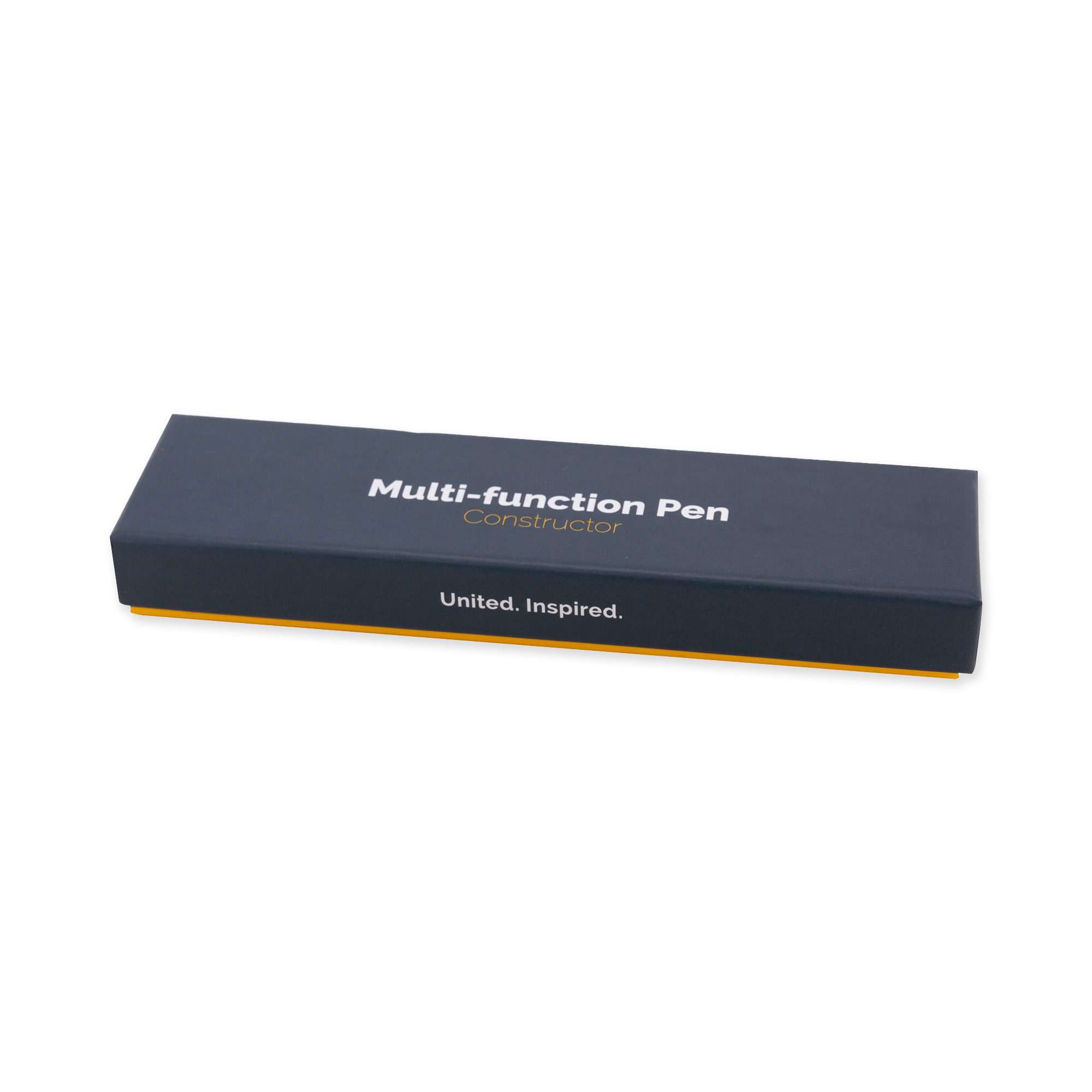 yellow epiroc construction pen box