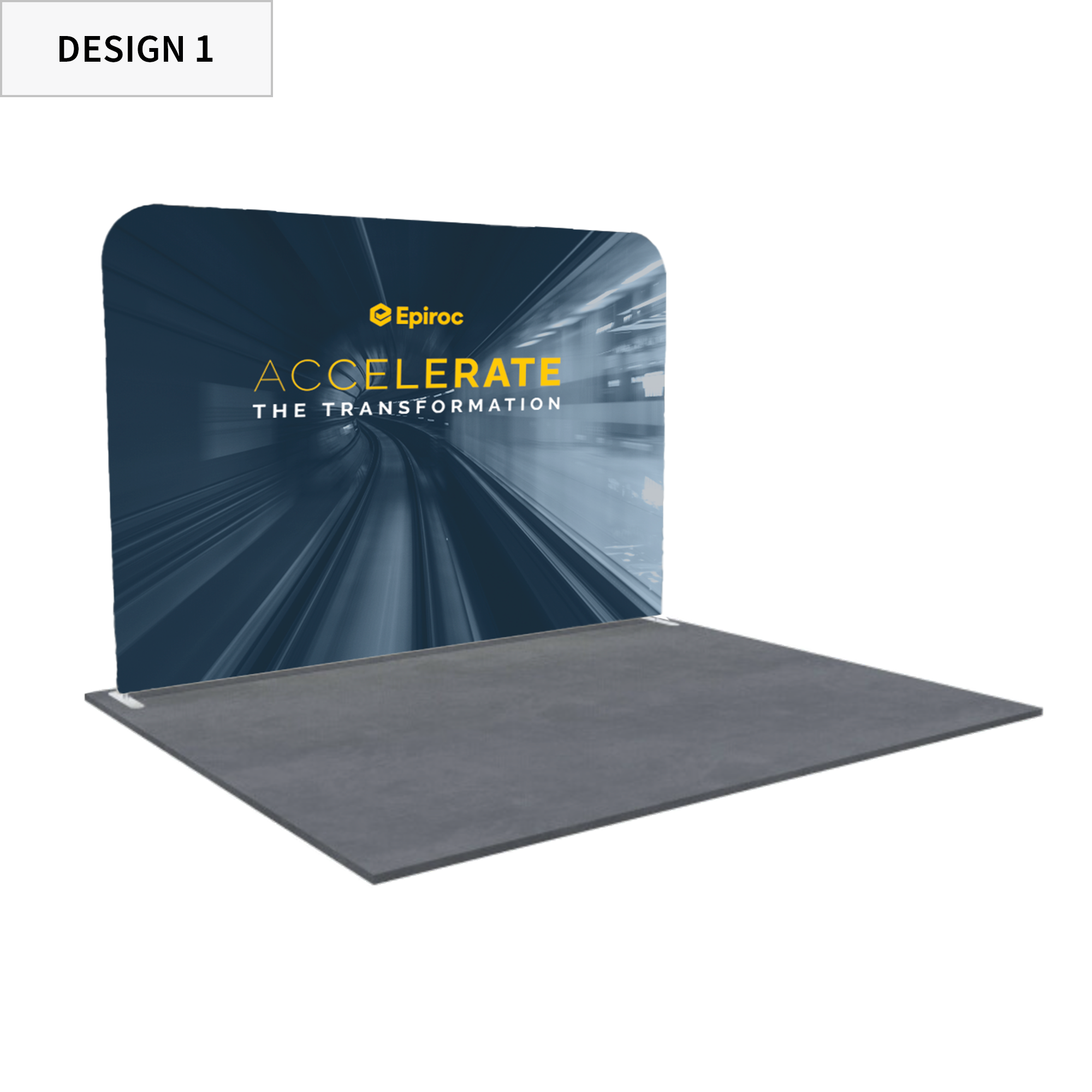 Event wall with design
