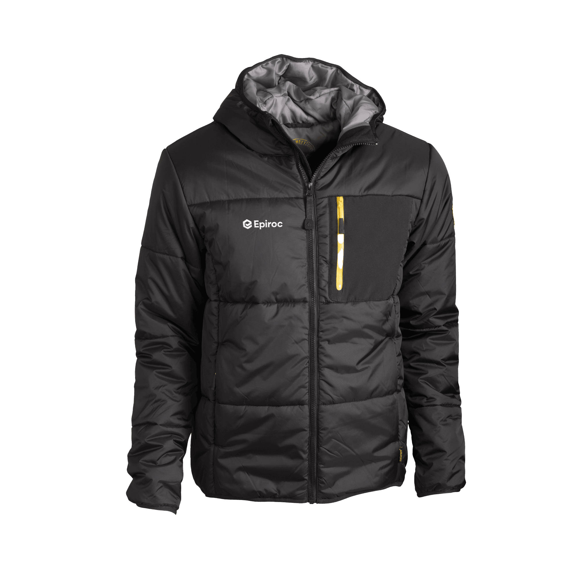 black epiroc winter jacket