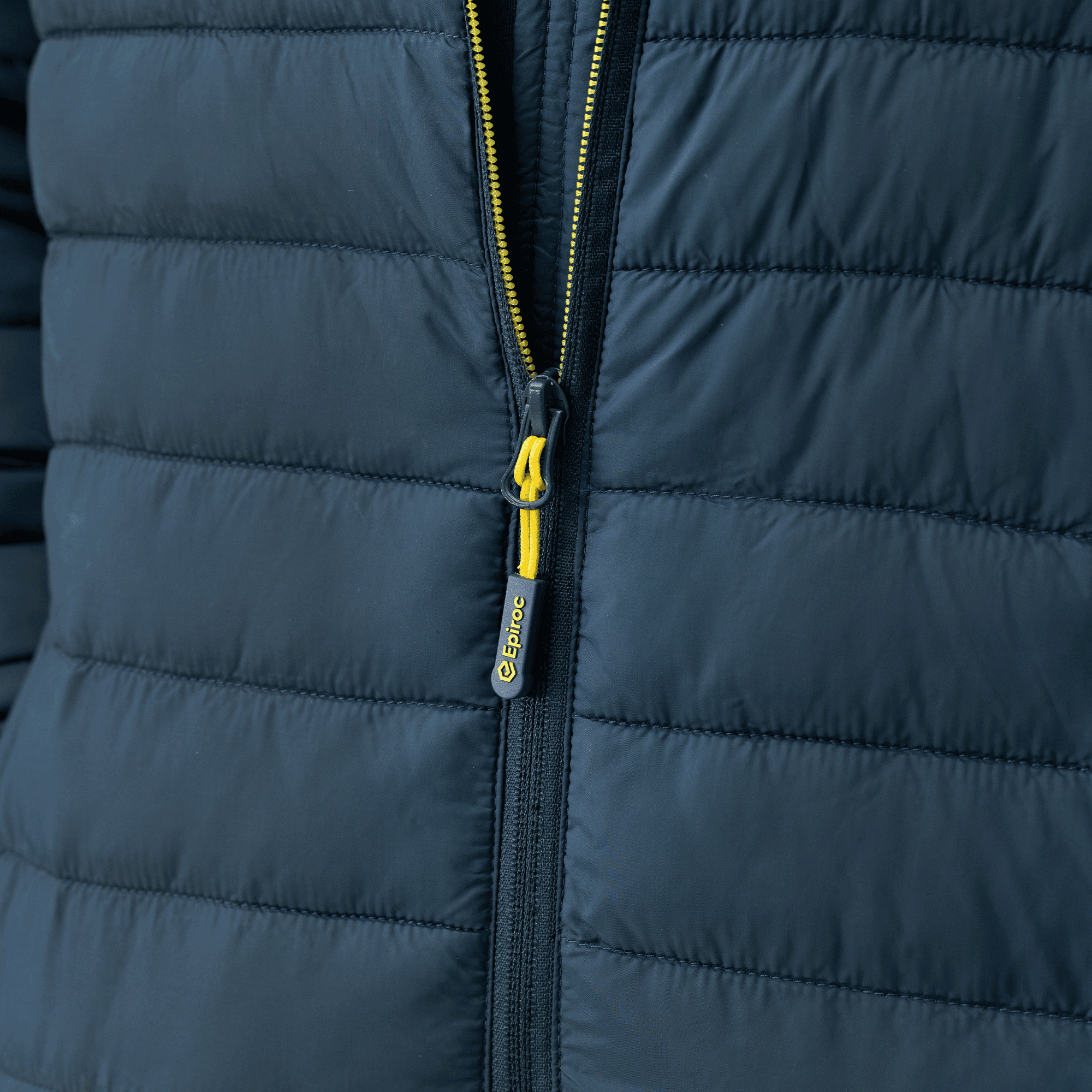 padded jacket and pocket with epiroc logo