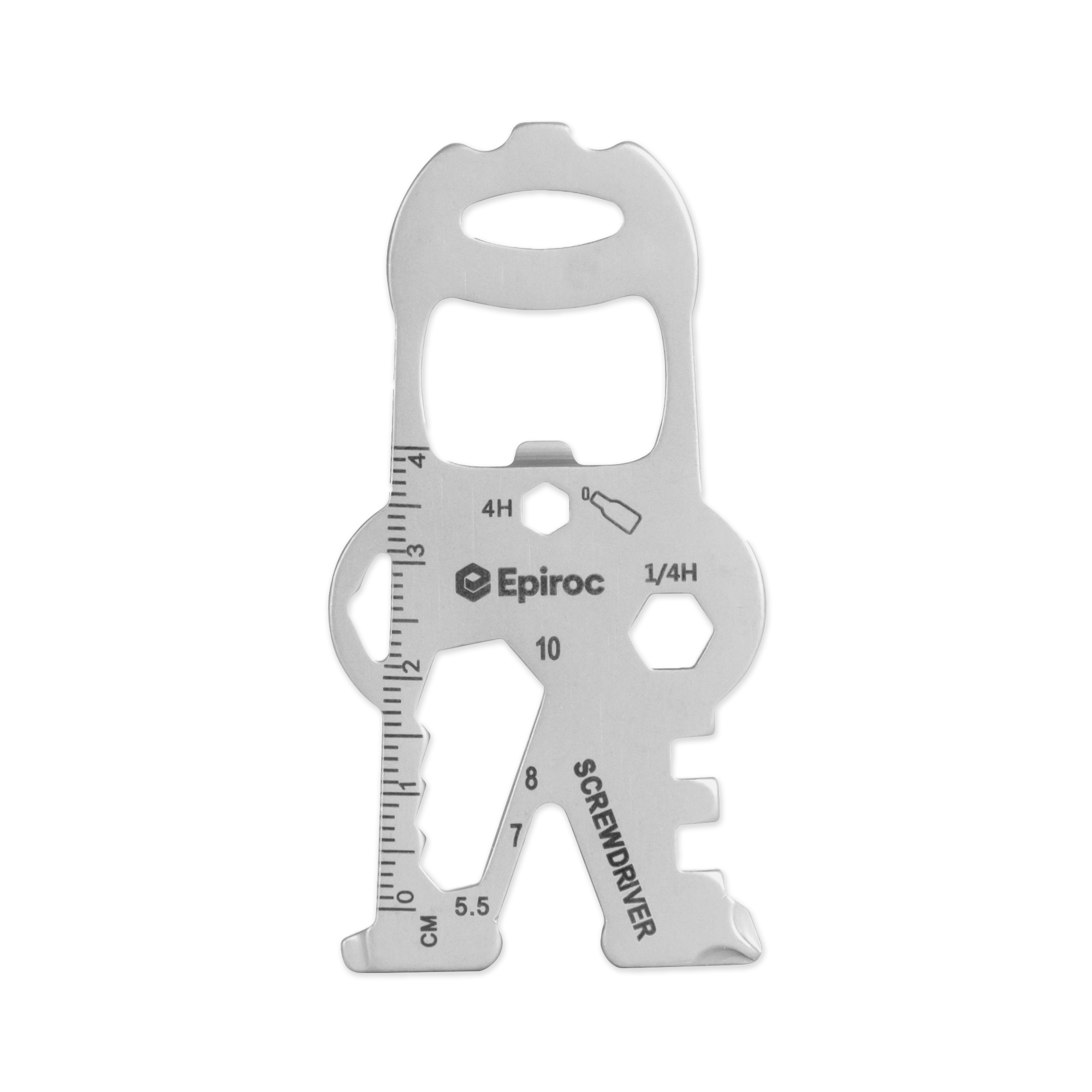 steel key tool with epiroc logo