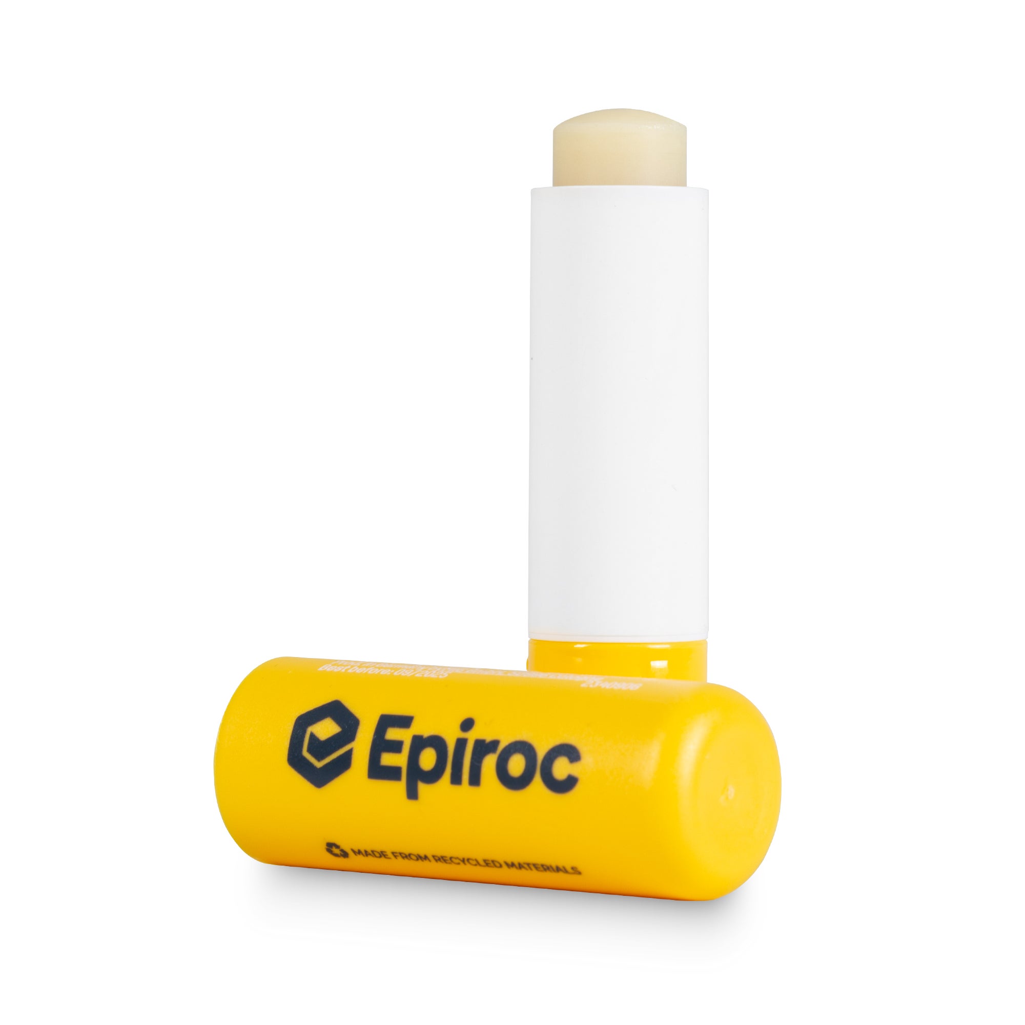 epiroc branded lipbalm