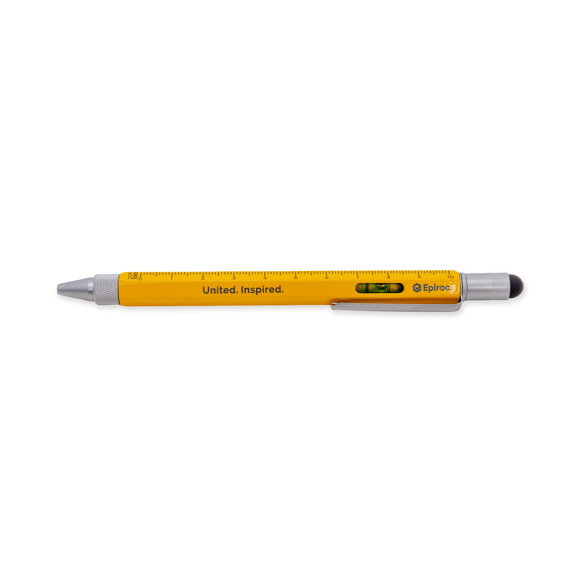 yellow epiroc construction pen