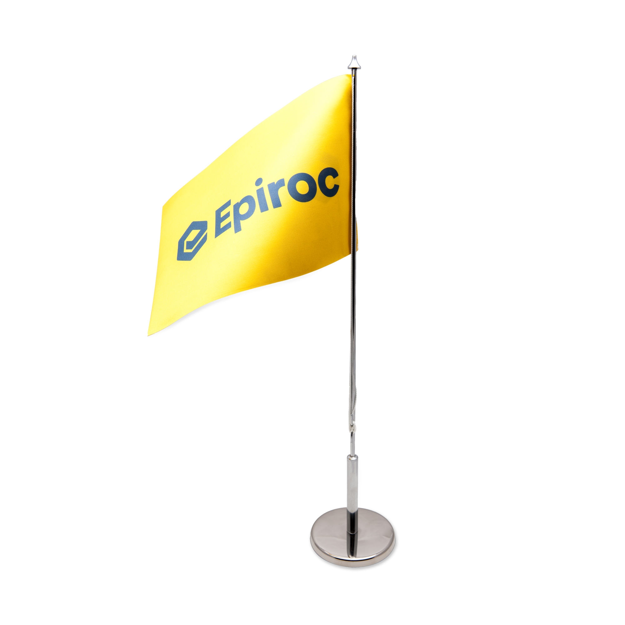 yellow epiroc table flag