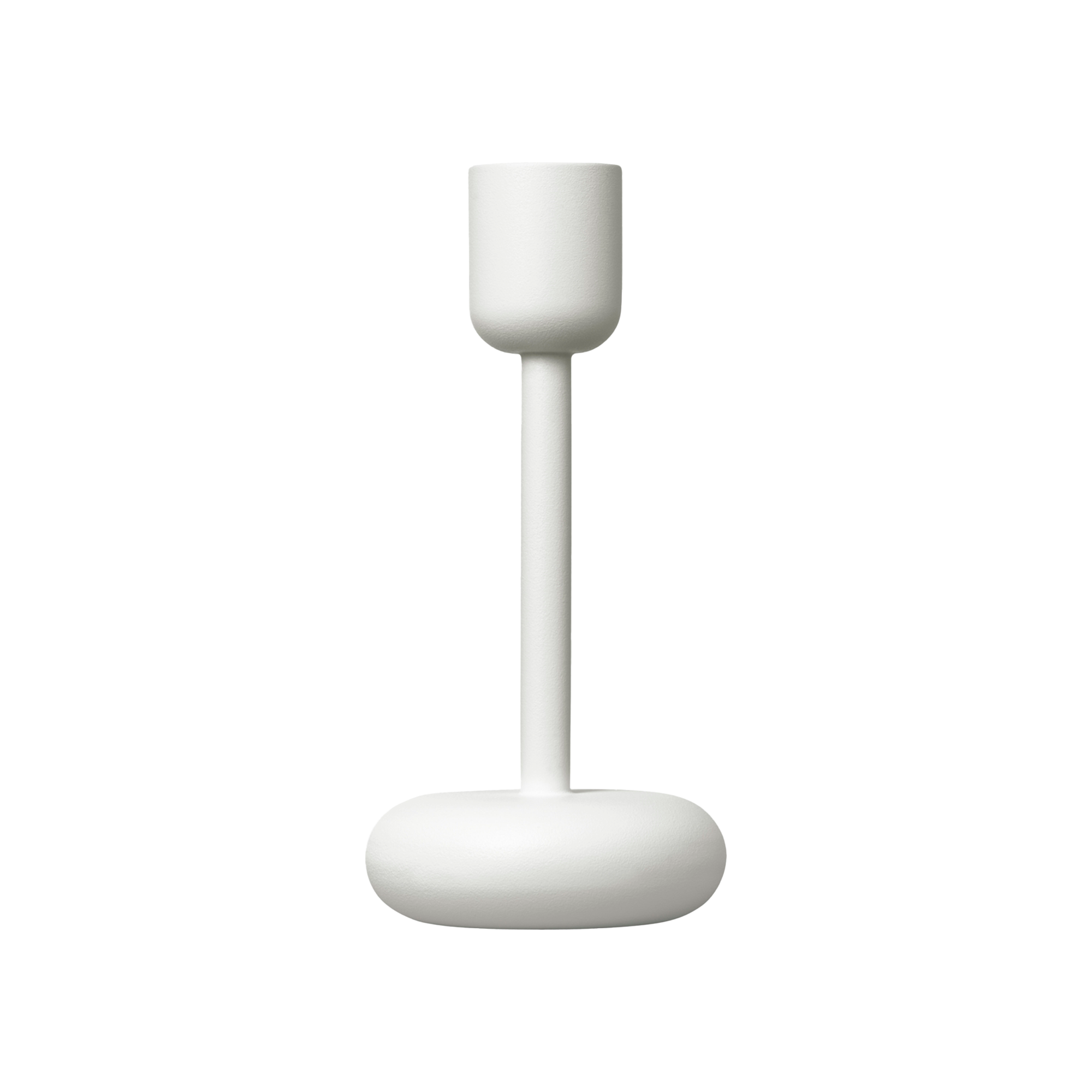 white candle holder